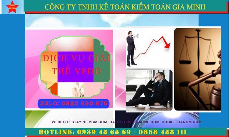 Dịch vụ giải thể văn phòng đại diện trọn gói tại Quận 12 - TPHCM