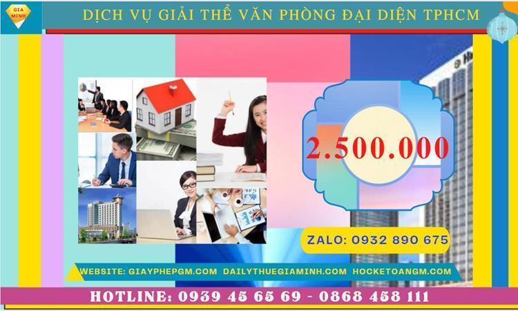 Chi phí giải thể văn phòng đại diện công ty cổ phần tại Quận Bình Thạnh - TPHCM