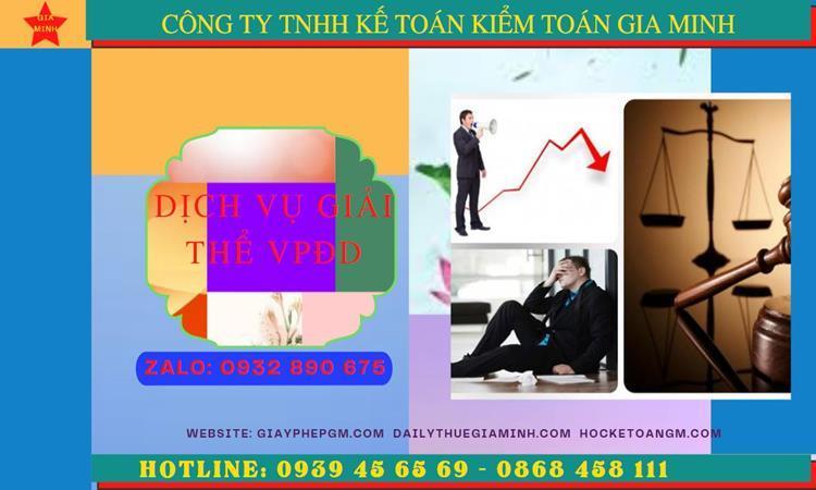Dịch vụ giải thể văn phòng đại diện trọn gói tại Quận Gò Vấp - TPHCM