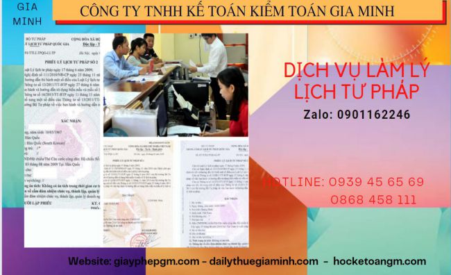Dịch vụ làm lý lịch tư pháp số 2 tại Quận Ninh Kiều nhanh rẻ nhất