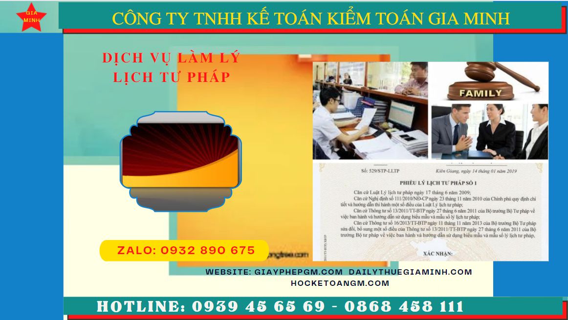Làm lý lịch tư pháp ở đâu Kiên Giang?