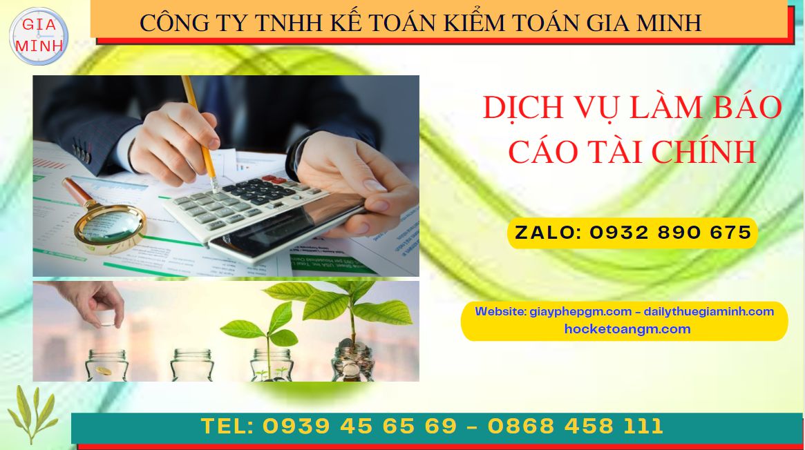 DỊCH VỤ LÀM BÁO CÁO TÀI CHÍNH QUYẾT TOÁN NĂM TẠI BẮC GIANG 4 Dịch vụ quyết toán năm tại Bắc Giang