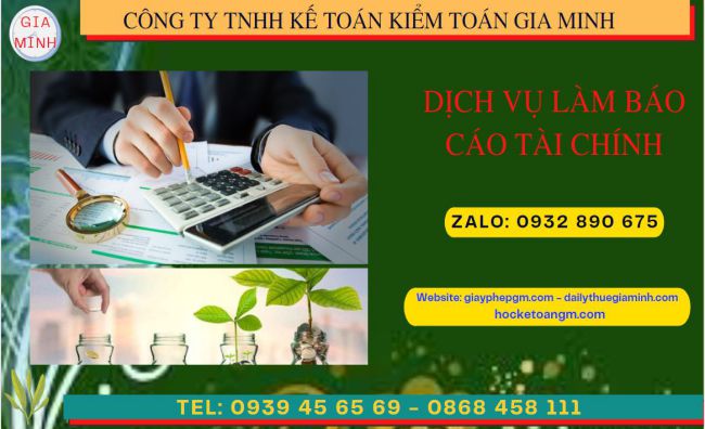 DỊCH VỤ LÀM BÁO CÁO TÀI CHÍNH QUYẾT TOÁN NĂM TẠI BÌNH ĐỊNH 4 Dịch vụ quyết toán năm tại Bình Định