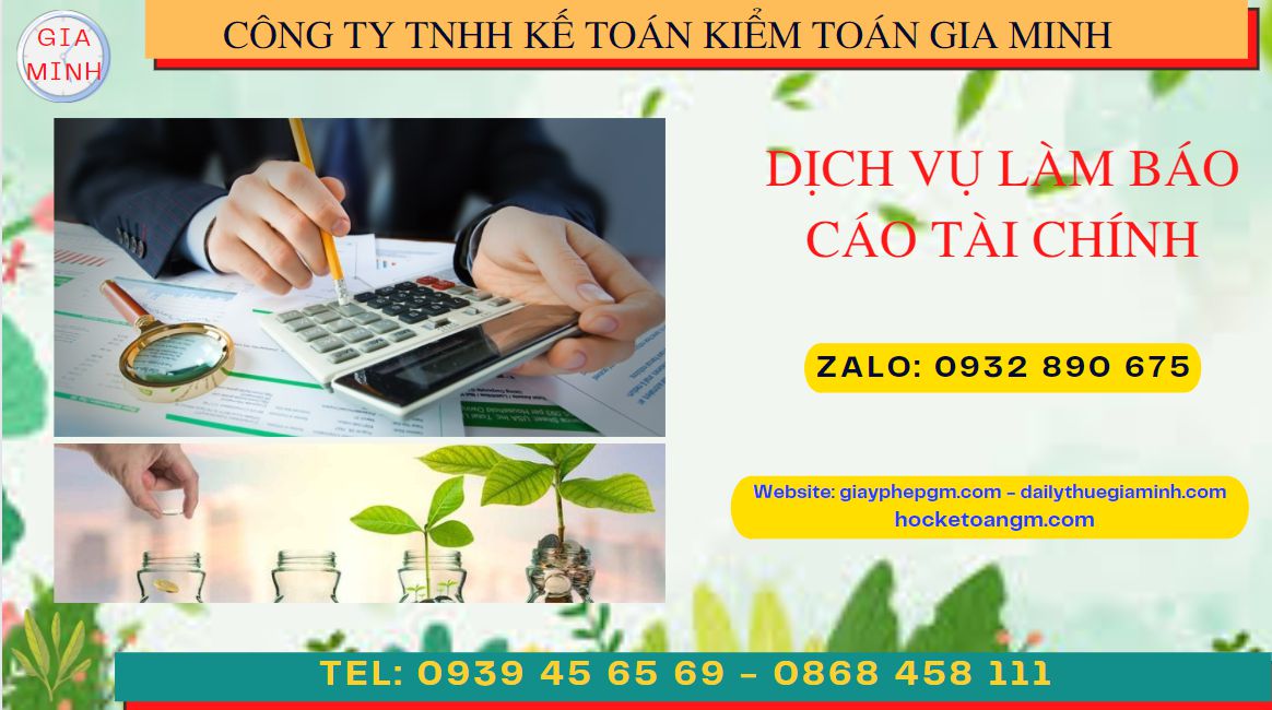 DỊCH VỤ LÀM BÁO CÁO TÀI CHÍNH QUYẾT TOÁN NĂM TẠI HÀ TĨNH 4 Dịch vụ quyết toán năm tại Hà Tĩnh