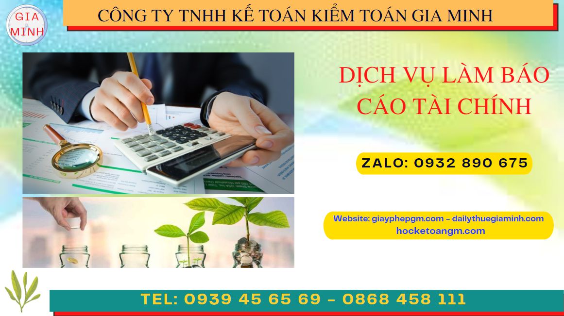 Dịch vụ làm báo cáo tài chính quyết toán năm tại hưng yên 4 Dịch vụ quyết toán năm tại Hưng Yên
