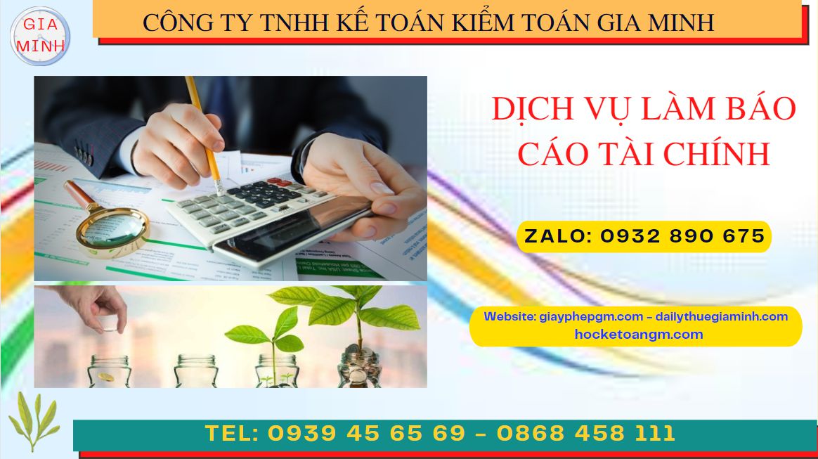 DỊCH VỤ LÀM BÁO CÁO TÀI CHÍNH QUYẾT TOÁN NĂM TẠI NAM ĐỊNH 4 Dịch vụ quyết toán năm tại Nam Định
