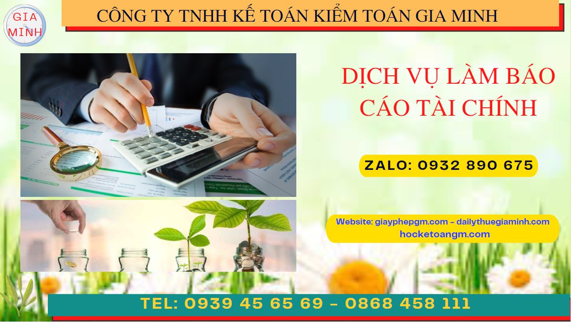 DỊCH VỤ LÀM BÁO CÁO TÀI CHÍNH QUYẾT TOÁN NĂM TẠI PHÚ YÊN 4 Dịch vụ quyết toán năm tại Phú Yên