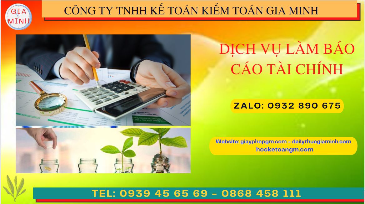 Dịch vụ làm báo cáo tài chính quyết toán năm tại thành phố bắc giang 4 Dịch vụ quyết toán năm tại Thành phố Bắc Giang