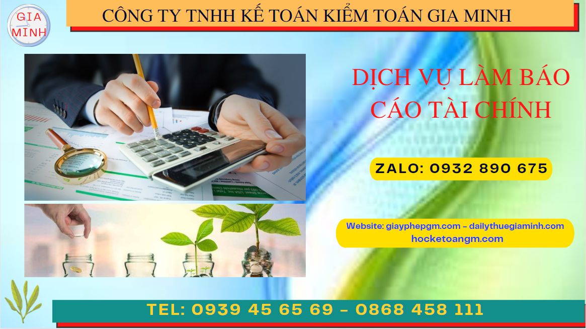 Dịch vụ làm báo cáo tài chính quyết toán năm tại tp hưng yên 4 Dịch vụ quyết toán năm tại TP Hưng Yên