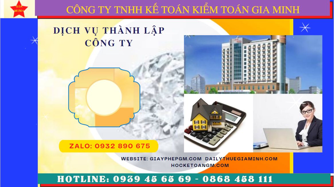 Dịch vụ thành lập công ty uy tín tại Bắc Kạn