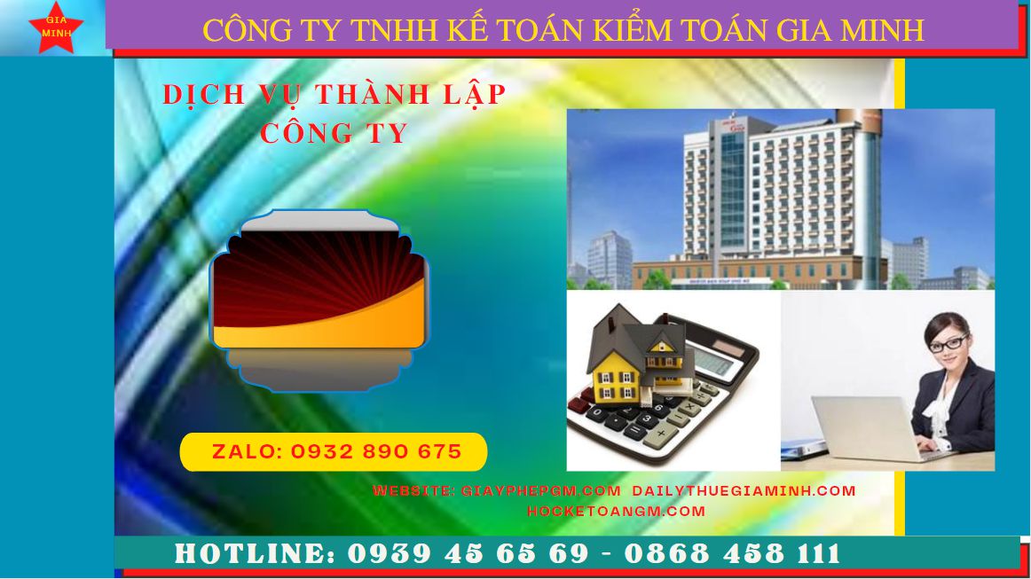 Dịch vụ thành lập công ty uy tín tại Điện Biên