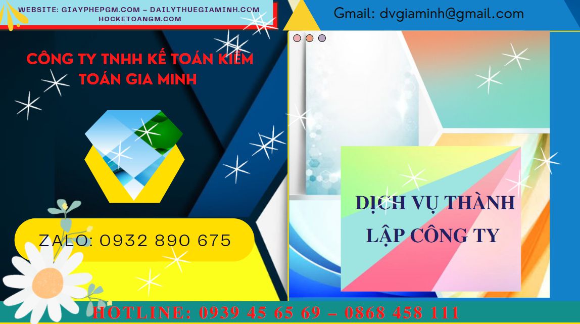 Dịch vụ thành lập công ty uy tín tại Huyện Hoài Đức