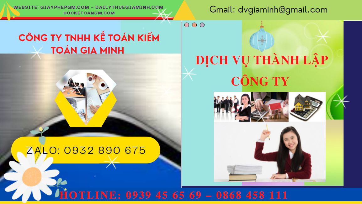 Dịch vụ thành lập công ty uy tín tại Huyện Nhà Bè