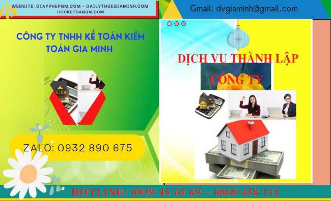 Dịch vụ thành lập công ty uy tín tại Quận Bình Thạnh