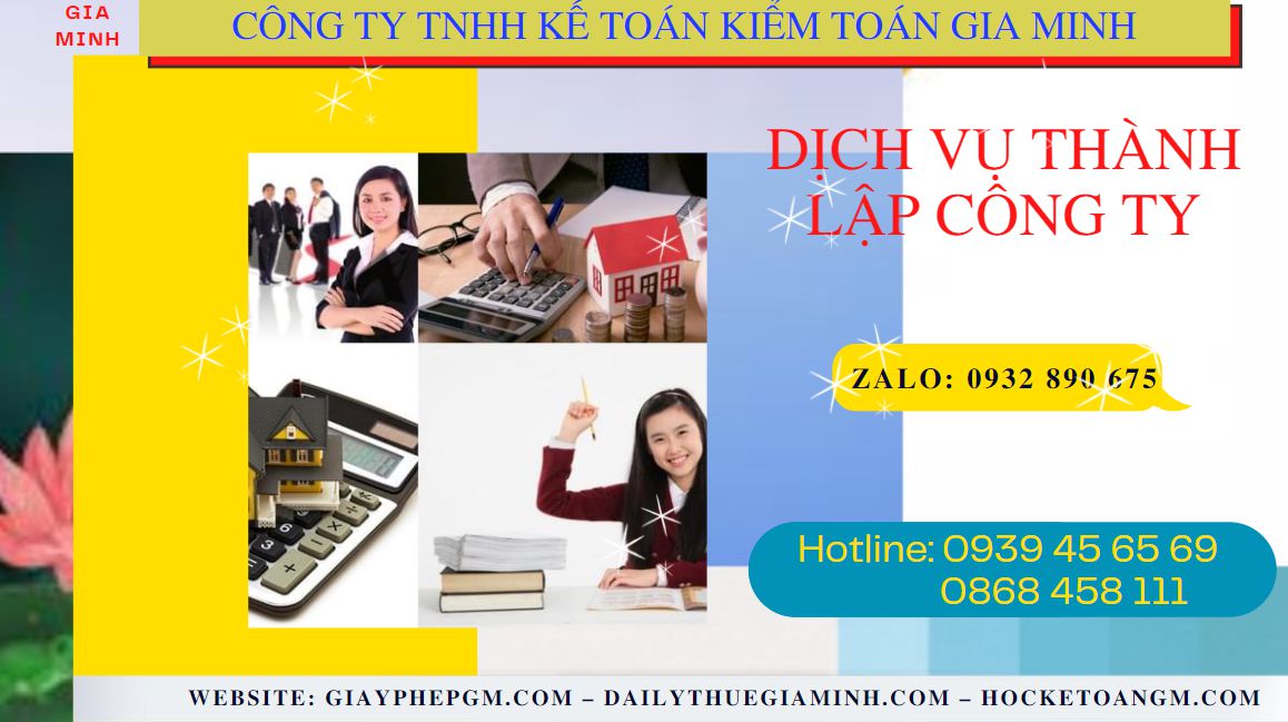 Dịch vụ thành lập công ty trọn gói chuyên nghiệp nhất quận Bình Thủy – Hỗ trợ A-Z 4 Dịch vụ thành lập công ty uy tín tại Quận Bình Thủy
