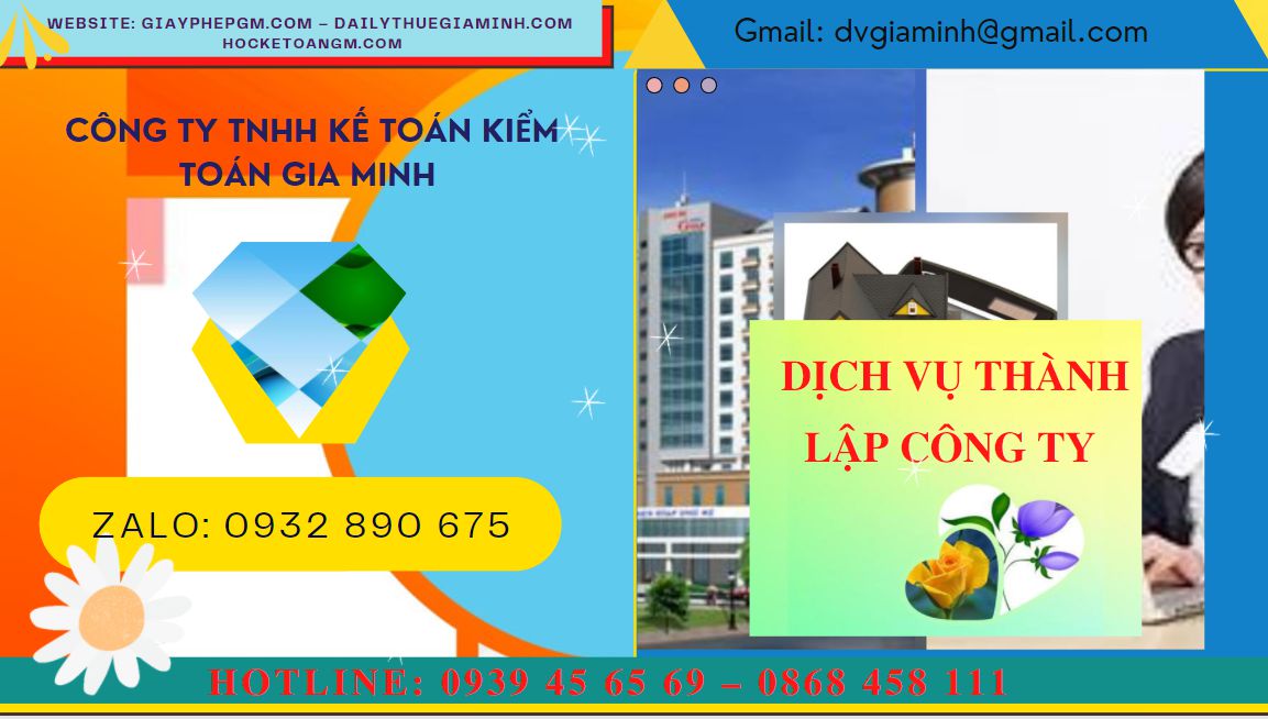 Dịch vụ thành lập công ty uy tín tại TP Hồ Chí Minh