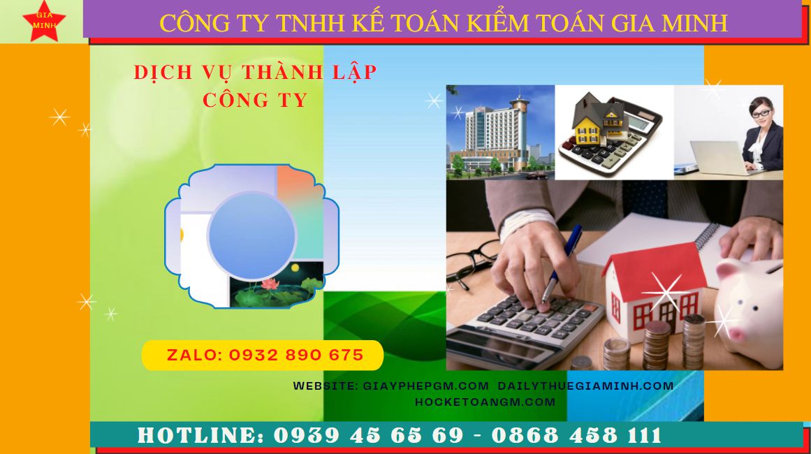 Dịch vụ thành lập công ty uy tín tại TT Huế