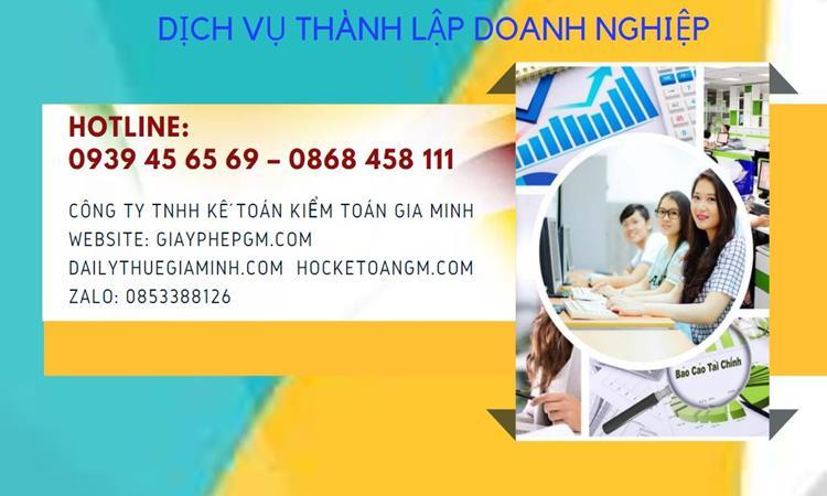 Dịch vụ thành lập doanh nghiệp tại Quận 2 - TPHCM