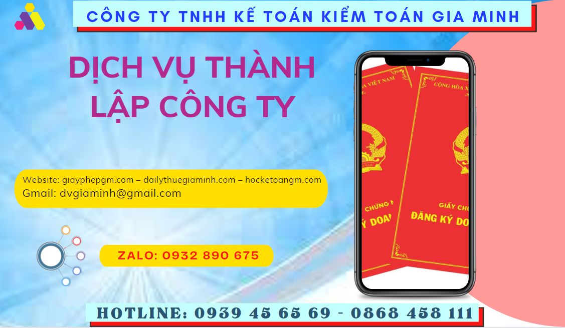 DỊCH VỤ THÀNH LẬP DOANH NGHIỆP A-Z TRỌN GÓI TẠI HÒA BÌNH 4 Dịch vụ thành lập doanh nghiệp trọn gói tại Hòa Bình