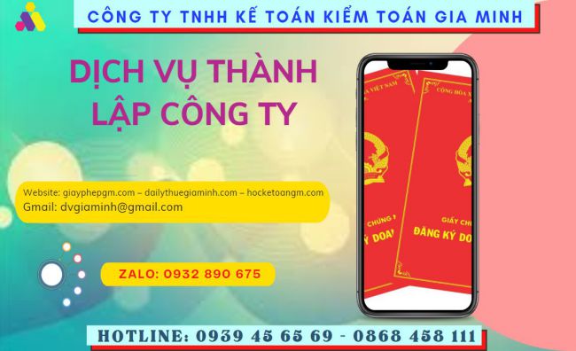 Dịch vụ thành lập doanh nghiệp trọn gói tại Sơn La