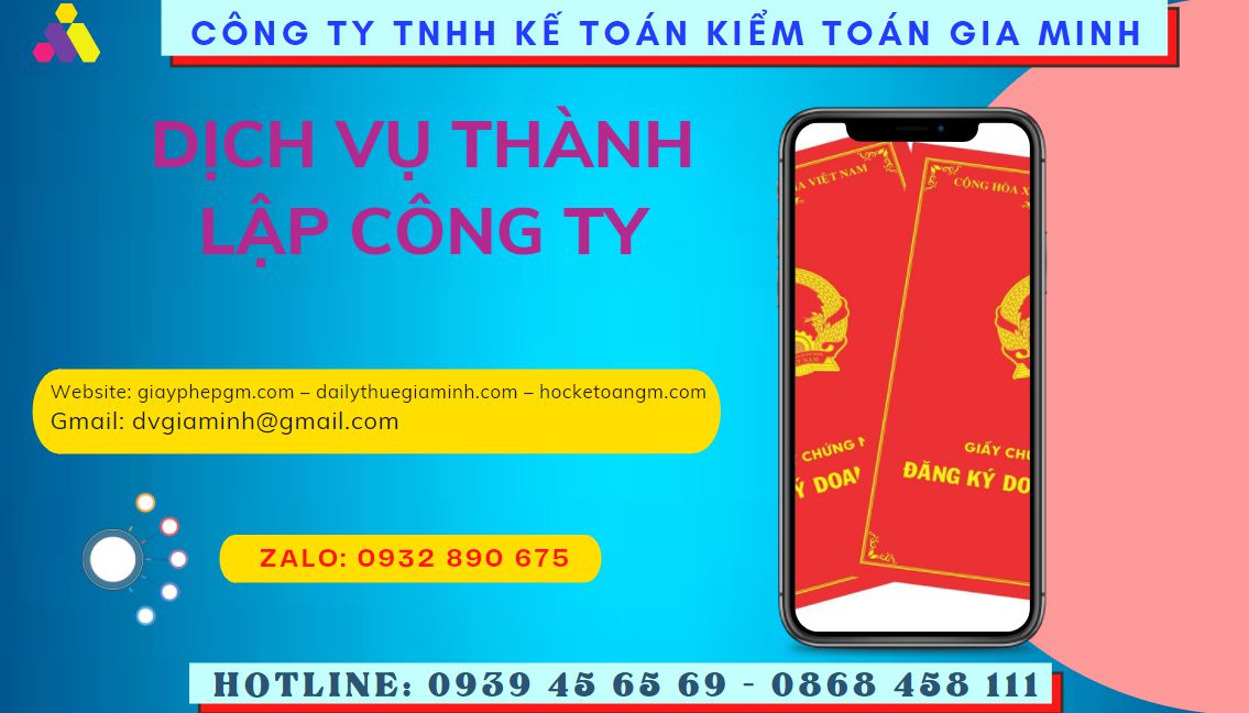 DỊCH VỤ THÀNH LẬP DOANH NGHIỆP A-Z TRỌN GÓI TẠI TUYÊN QUANG 4 Dịch vụ thành lập doanh nghiệp trọn gói tại Tuyên Quang