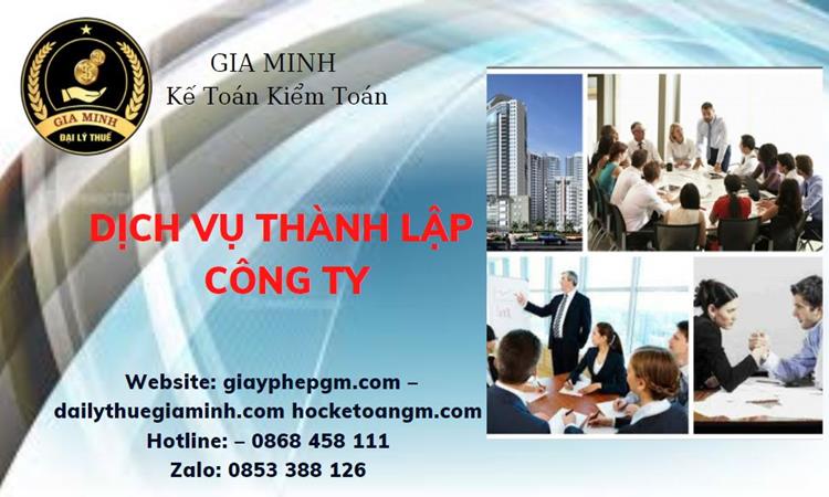 Dịch vụ tư vấn thành lập công ty tại Huyện Khoái Châu 