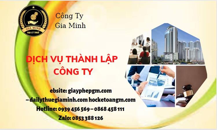 Dịch vụ tư vấn thành lập công ty tại Thị xã Duy Tiên 