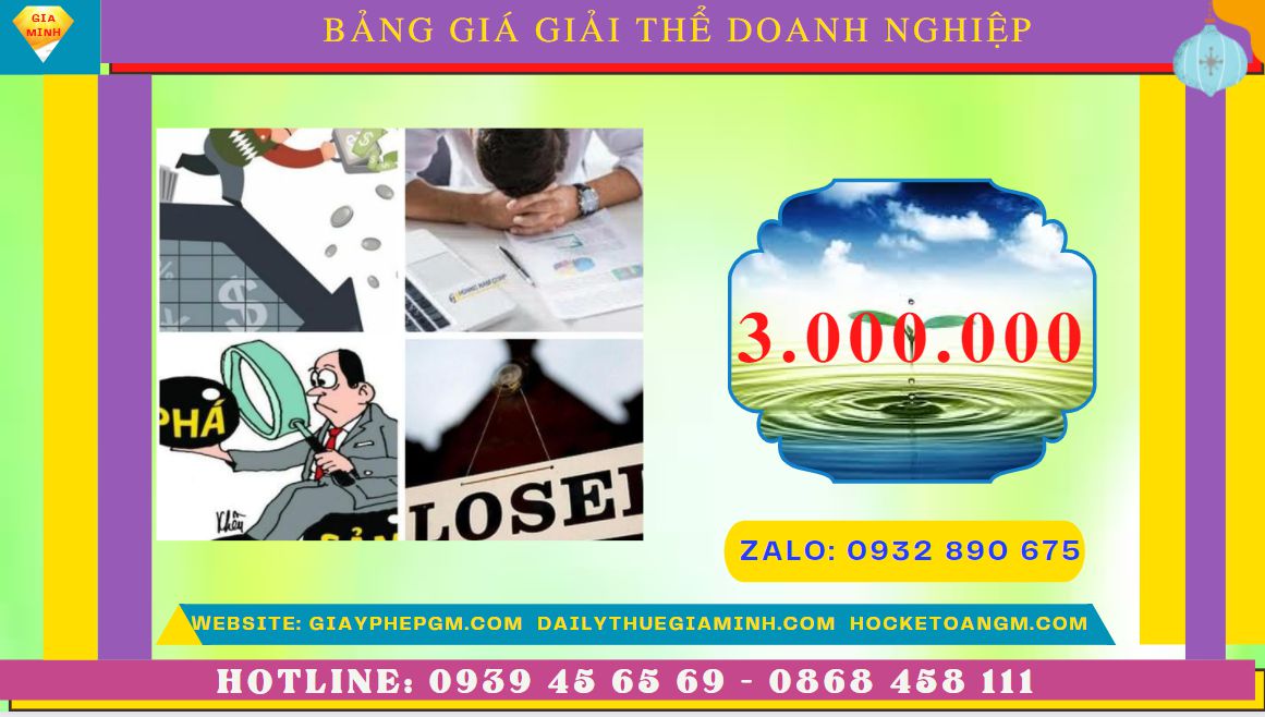 Giải thể doanh nghiệp nhanh hết bao nhiêu tiền tại Hải Dương