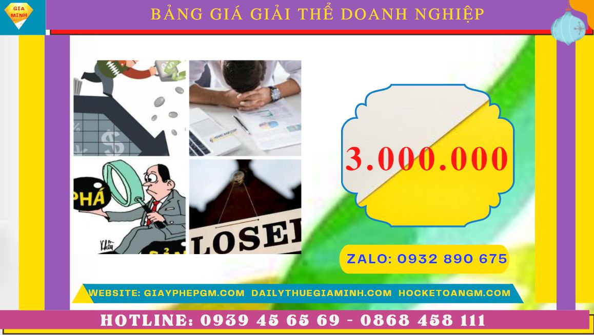 Giải thể doanh nghiệp nhanh hết bao nhiêu tiền tại Huyện Cờ Đỏ