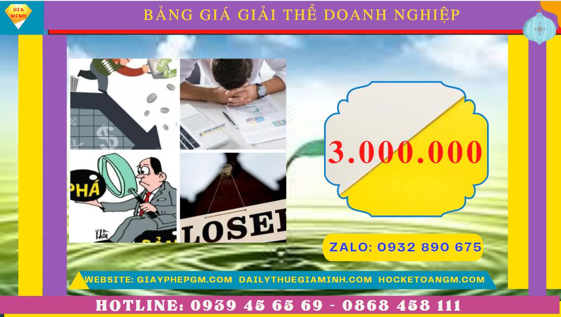 Giải thể doanh nghiệp nhanh hết bao nhiêu tiền tại Huyện Kim Động
