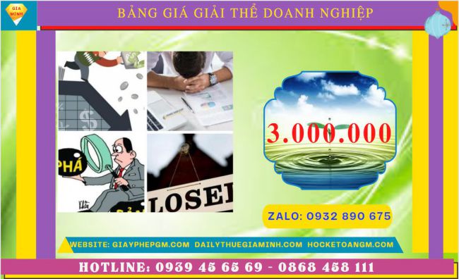 Giải thể doanh nghiệp nhanh hết bao nhiêu tiền tại Huyện Phù Cừ