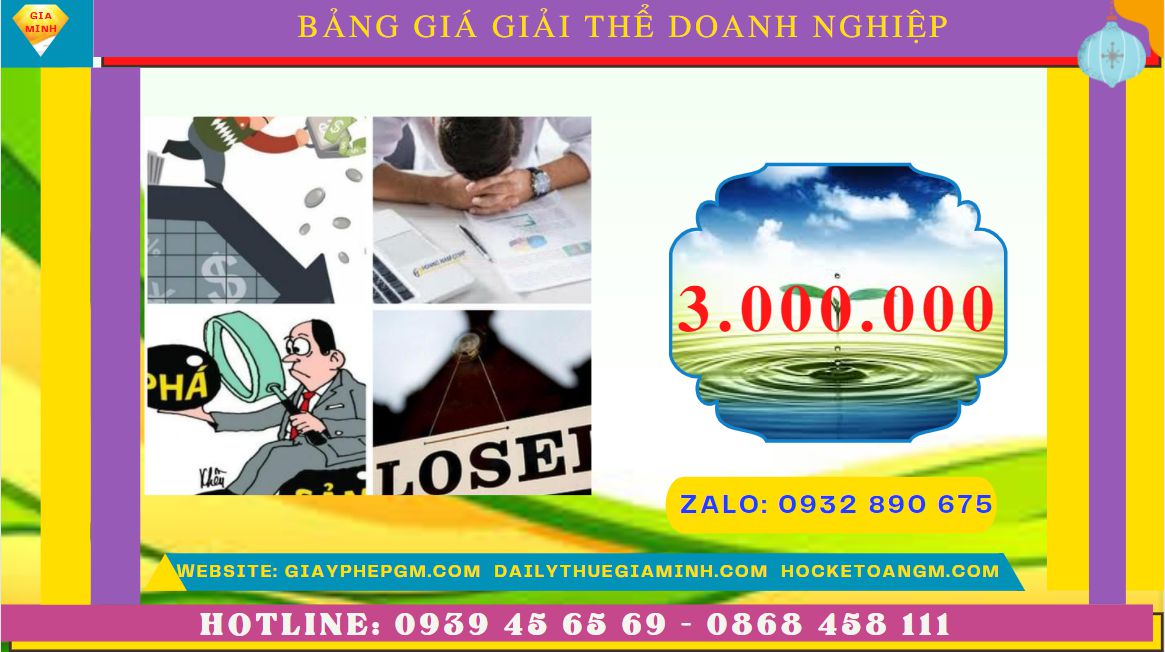 Giải thể doanh nghiệp nhanh hết bao nhiêu tiền tại Huyện Tiên Lữ
