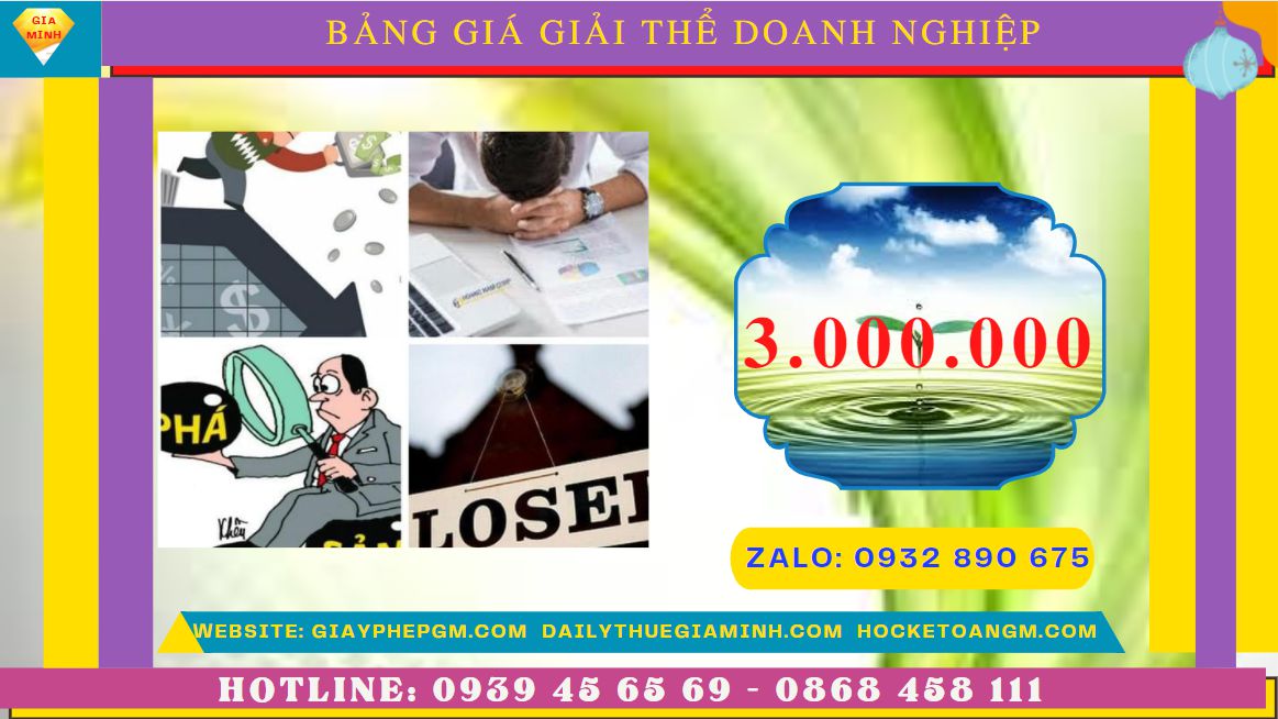DỊCH VỤ GIẢI THỂ CÔNG TY TRỌN GÓI HUYỆN VĂN GIANG 5 Giải thể doanh nghiệp nhanh hết bao nhiêu tiền tại Huyện Văn Giang