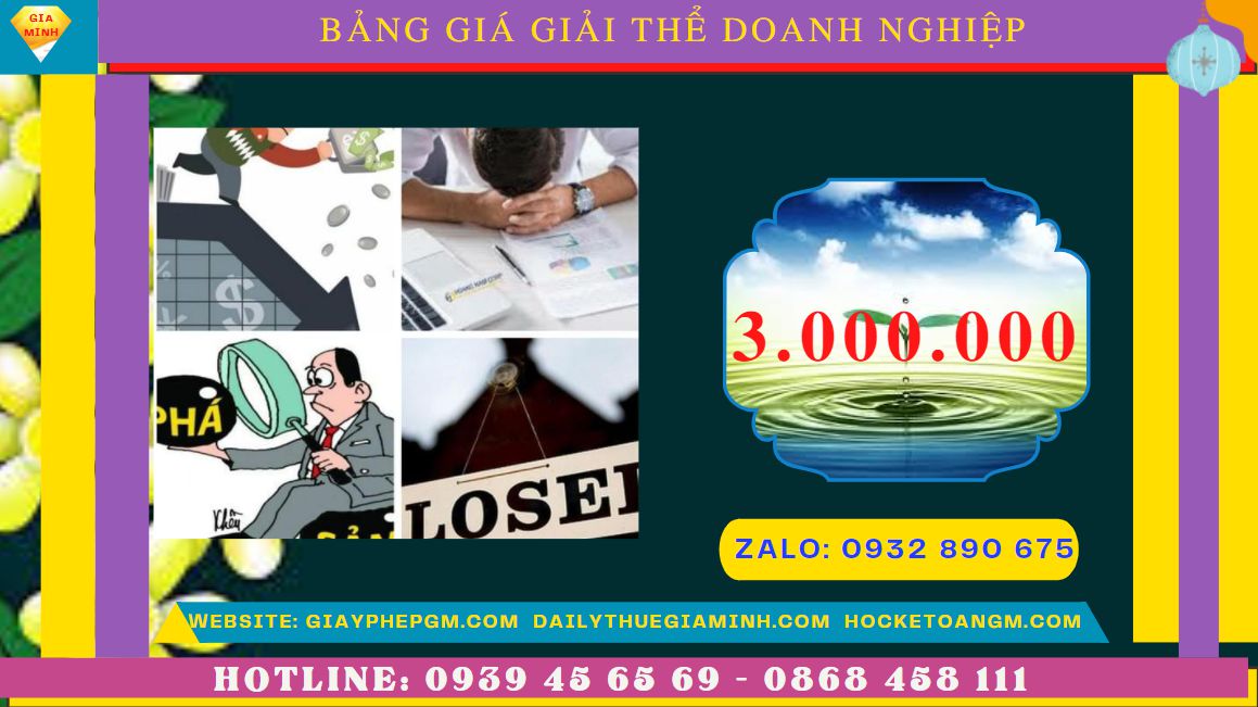 Giải thể doanh nghiệp nhanh hết bao nhiêu tiền tại Phú Yên