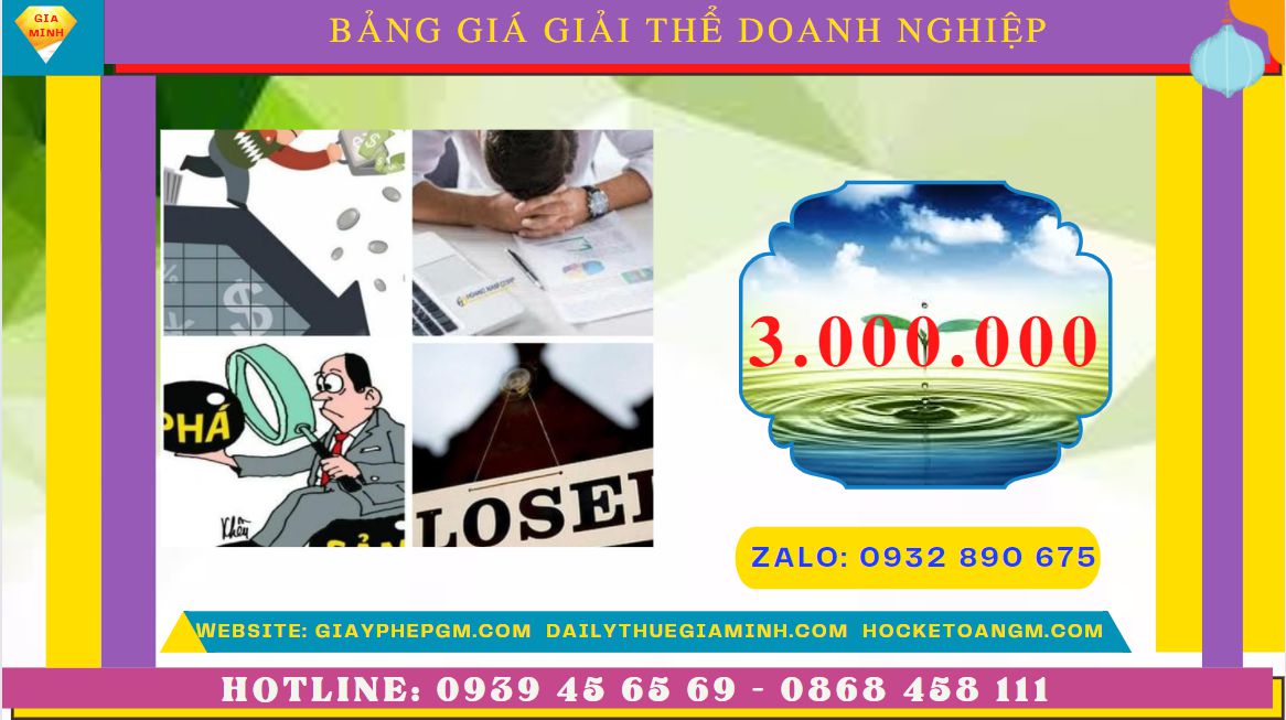 Giải thể doanh nghiệp nhanh hết bao nhiêu tiền tại Quận 12 