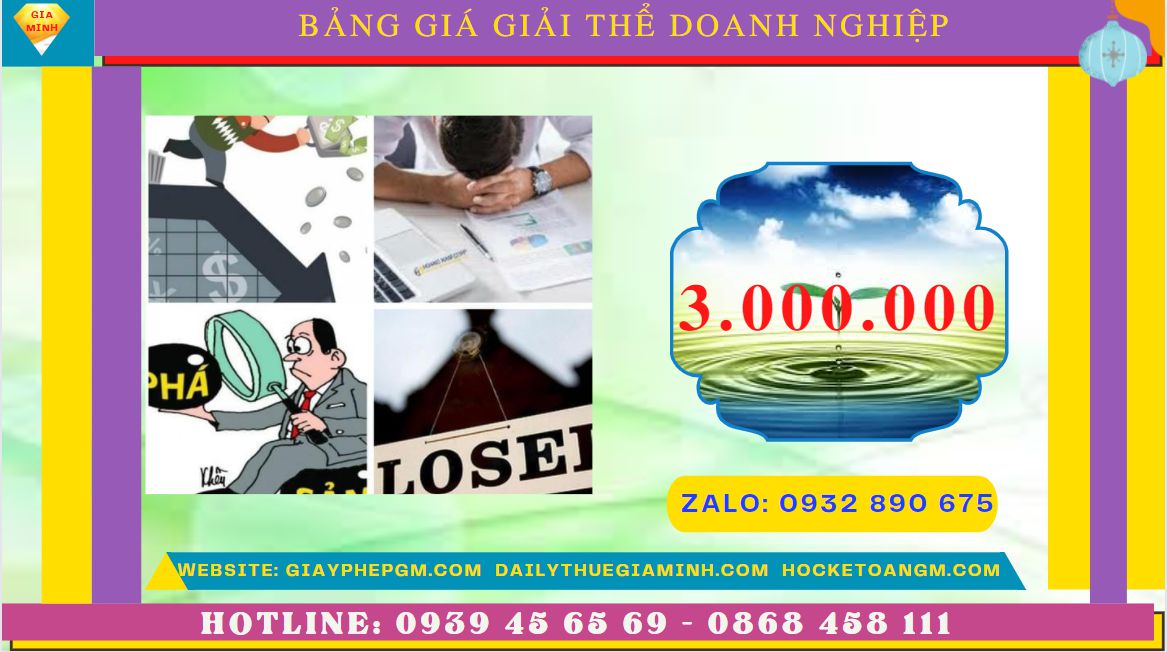 Giải thể doanh nghiệp nhanh hết bao nhiêu tiền tại Quận Đống Đa 