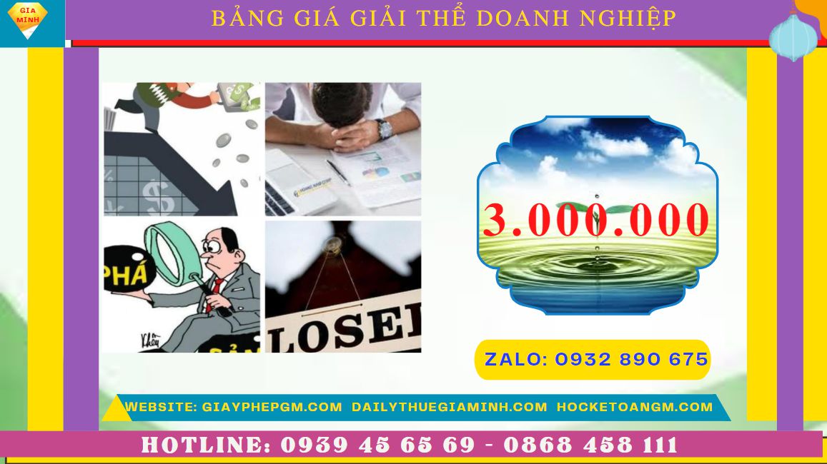 DỊCH VỤ GIẢI THỂ CÔNG TY TRỌN GÓI QUẬN NAM TỪ LIÊM 5 Giải thể doanh nghiệp nhanh hết bao nhiêu tiền tại Quận Nam Từ Liêm