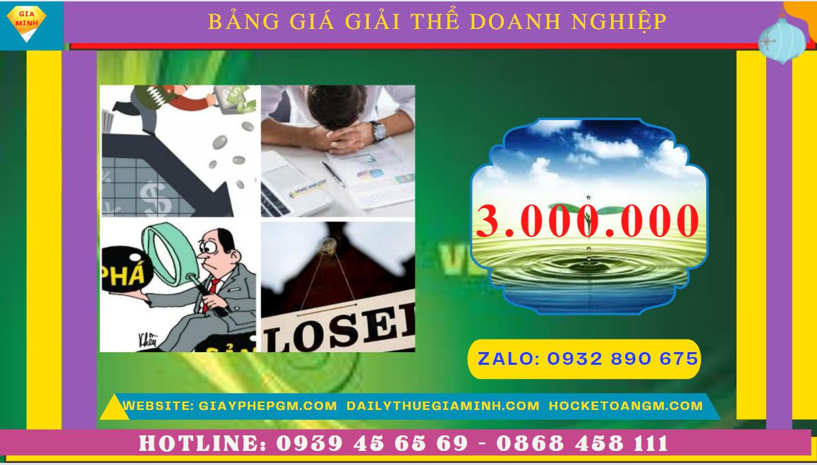 Giải thể doanh nghiệp nhanh hết bao nhiêu tiền tại Thành Phố Hải Phòng 