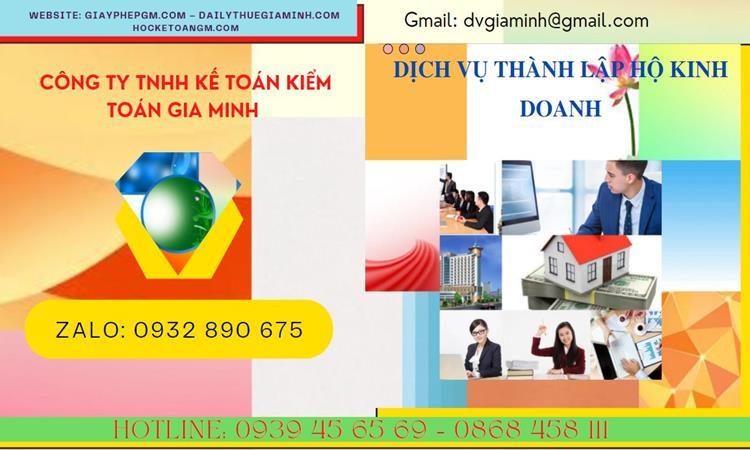 THỦ TỤC THÀNH LẬP HỘ KINH DOANH CÁ THỂ TẠI CAO BẰNG 4 Hướng dẫn làm hộ kinh doanh tại Cao Bằng