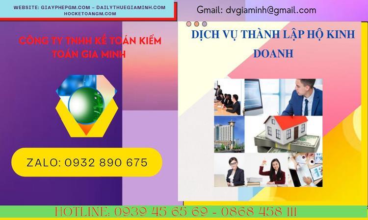 THỦ TỤC THÀNH LẬP HỘ KINH DOANH CÁ THỂ TẠI HÀ TĨNH 4 Hướng dẫn làm hộ kinh doanh tại Hà Tĩnh