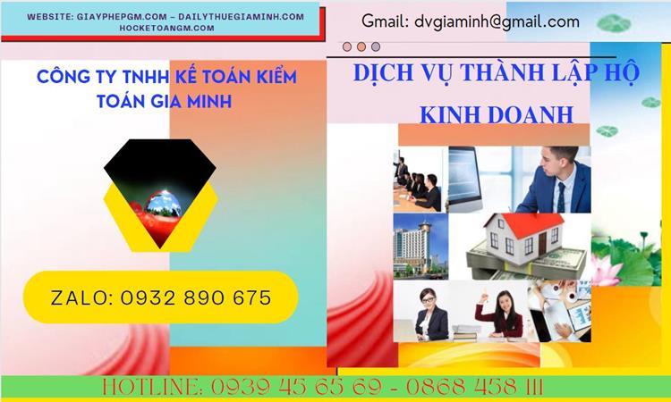 THỦ TỤC THÀNH LẬP HỘ KINH DOANH CÁ THỂ TẠI HUYỆN THƯỜNG TÍN - HÀ NỘI 4 Hướng dẫn làm hộ kinh doanh tại Huyện Thường Tín - Hà Nội