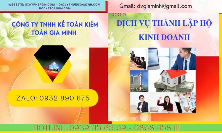 THỦ TỤC THÀNH LẬP HỘ KINH DOANH CÁ THỂ TẠI HUYỆN CHƯƠNG MỸ - HÀ NỘI 4 Hướng dẫn làm hộ kinh doanh tại Huyện Chương Mỹ - Hà Nội