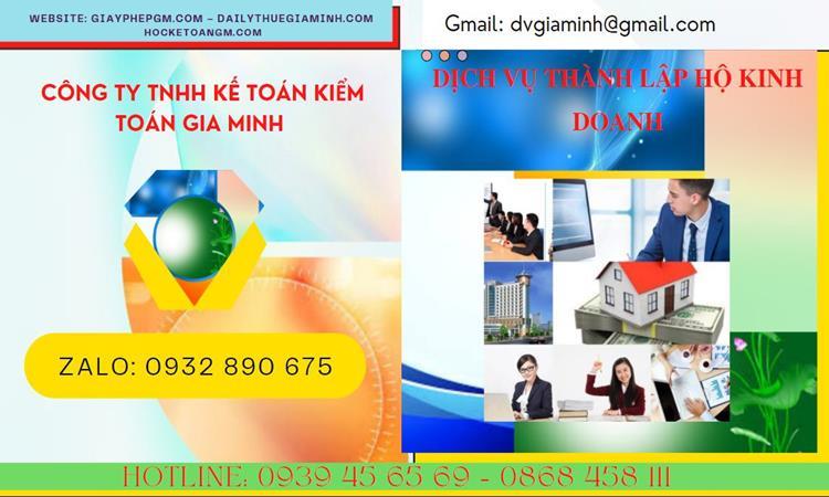 THỦ TỤC THÀNH LẬP HỘ KINH DOANH CÁ THỂ TẠI QUẬN 12 - TPHCM 4 Hướng dẫn làm hộ kinh doanh tại Quận 12 - TPHCM