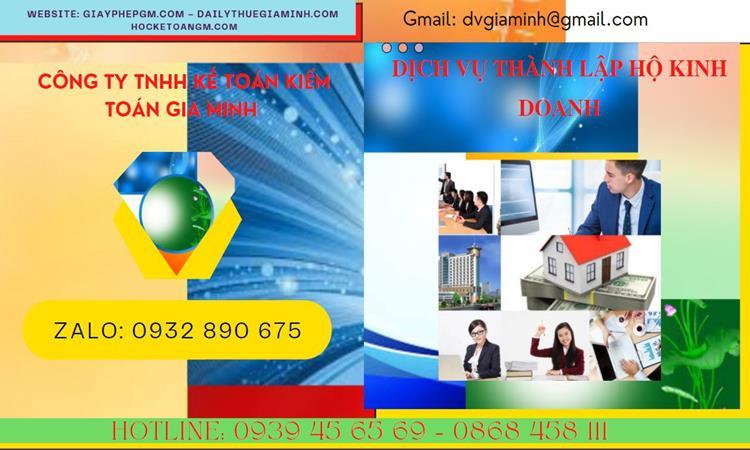 THỦ TỤC THÀNH LẬP HỘ KINH DOANH CÁ THỂ TẠI QUẬN GÒ VẤP - TPHCM 4 Hướng dẫn làm hộ kinh doanh tại Quận Gò Vấp- TPHCM