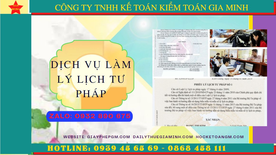Dịch vụ làm lý lịch tư pháp tại nghệ an ở đâu uy tín? 8 Làm lý lịch tư pháp ở đâu của Nghệ An?