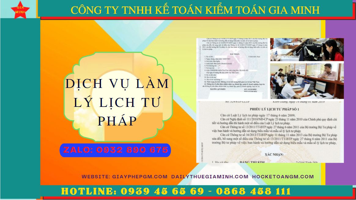 Làm lý lịch tư pháp ở đâu của Quảng Trị?