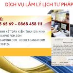 Dịch vụ làm lý lịch tư pháp Trà Vinh 14 Làm lý lịch tư pháp ở đâu Trà Vinh?