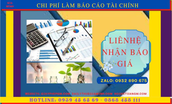 BÁO CÁO TÀI CHÍNH CUỐI NĂM TẠI QUẬN TÂN PHÚ 7 Nhận làm báo cáo thuế tại Quận Tân Phú giá ưu đãi