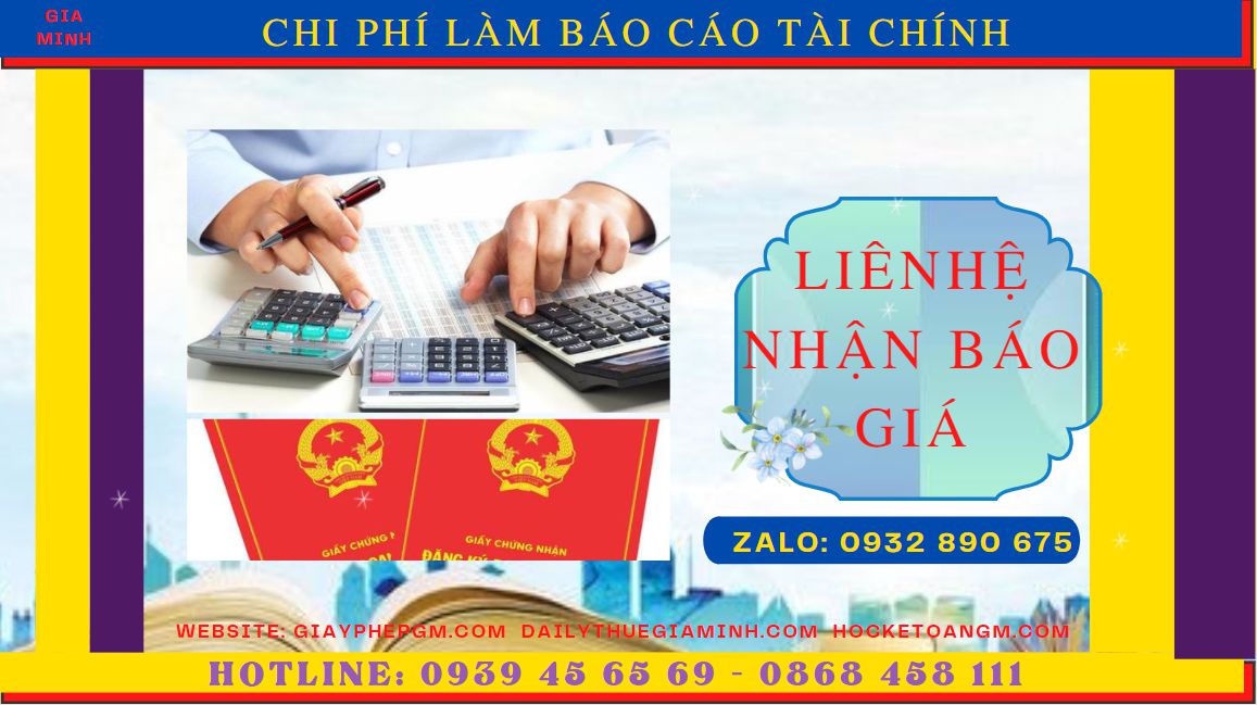 BÁO CÁO TÀI CHÍNH CUỐI NĂM TẠI BẮC GIANG 5 Nhận làm báo cáo thuế tại Bắc Giang giá ưu đãi