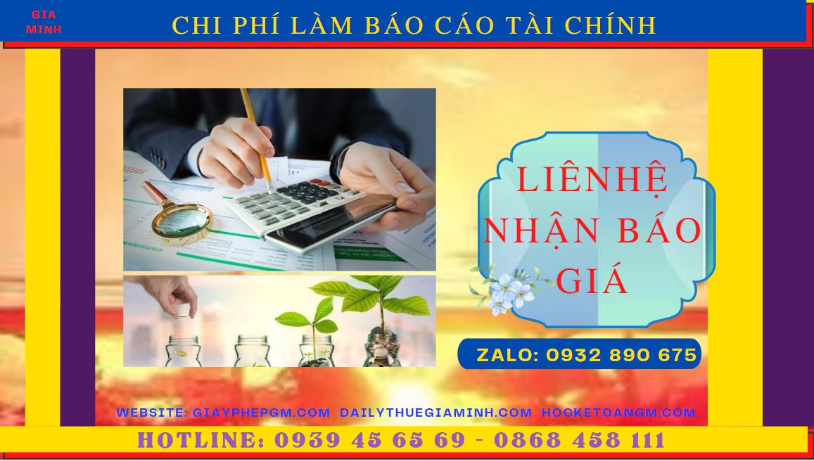 BÁO CÁO TÀI CHÍNH CUỐI NĂM TẠI GIA LAI 5 Nhận làm báo cáo thuế tại Gia Lai giá ưu đãi